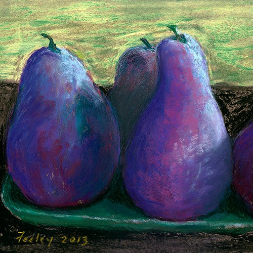 Ed Feeley Fine Art - Purple Pears